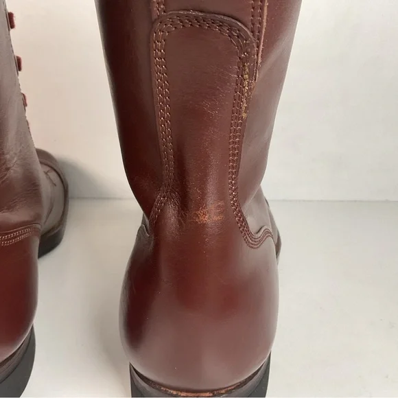 Vintage Vietnam War Brown Jump Boots | Cap Toe | Paratrooper | 11 N - Picture 15 of 16